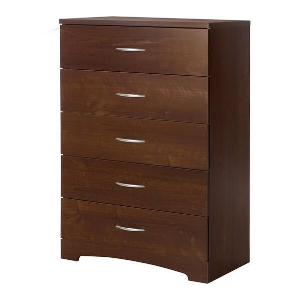 South Shore Step One 5-Drawer Sumptuous Cherry Chest of Drawers