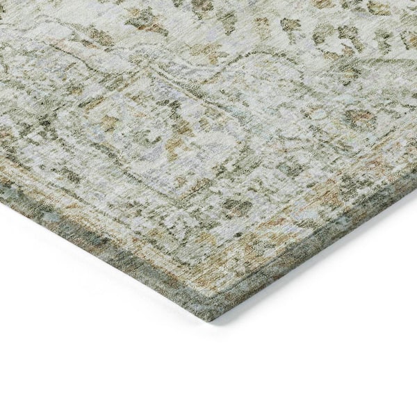 Chantille Machine Washable Indoor/Outdoor Abstract ACN2138 Ivory 3 ft. x 5 ft. Area Rug