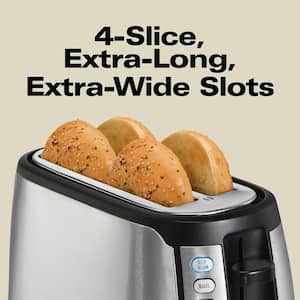Ensemble 4-Slice Stainless Steel Long Slot Toaster