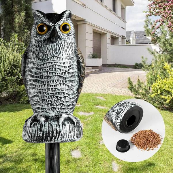 Plastic Owl Garden Statue L0DNQ9YG6T - The Home Depot
