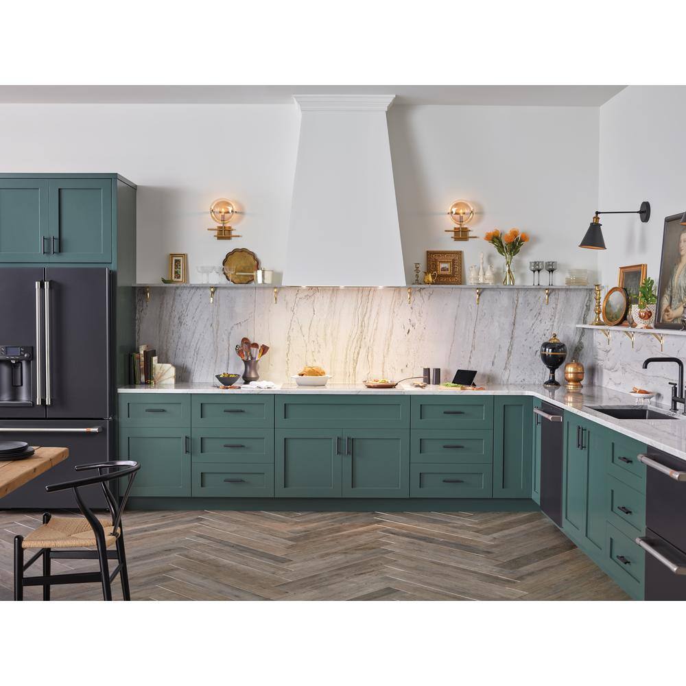 Matte Black Smart French Door Refrigerator with Hot Water Dispenser