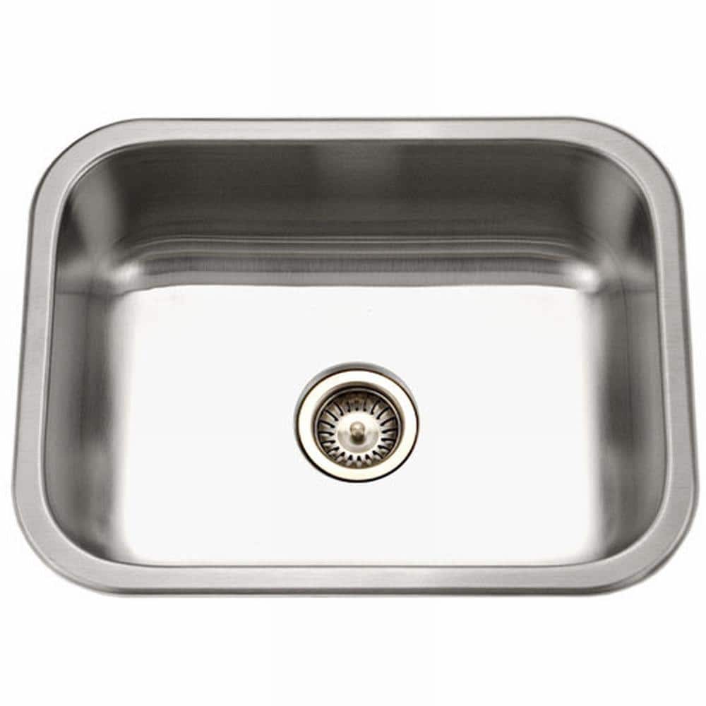 Elite 23.25'' Stainless Steel Undermount Single Bowl Kitchen Sink