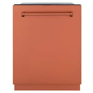 Monument Series 24 in. Top Control 6-Cycle Tall Tub Dishwasher with 3rd Rack in Copper