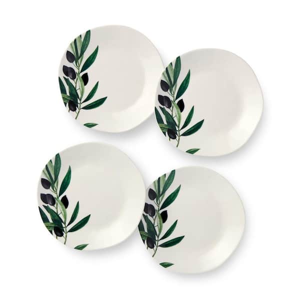 Olivia Multi-Colored Canape Accent Plate (Set of 4)