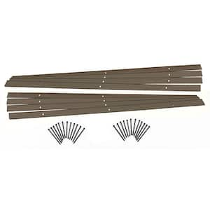 48 ft. x 0.18 in. x 4 in. Bronze Aluminum Edging Kit