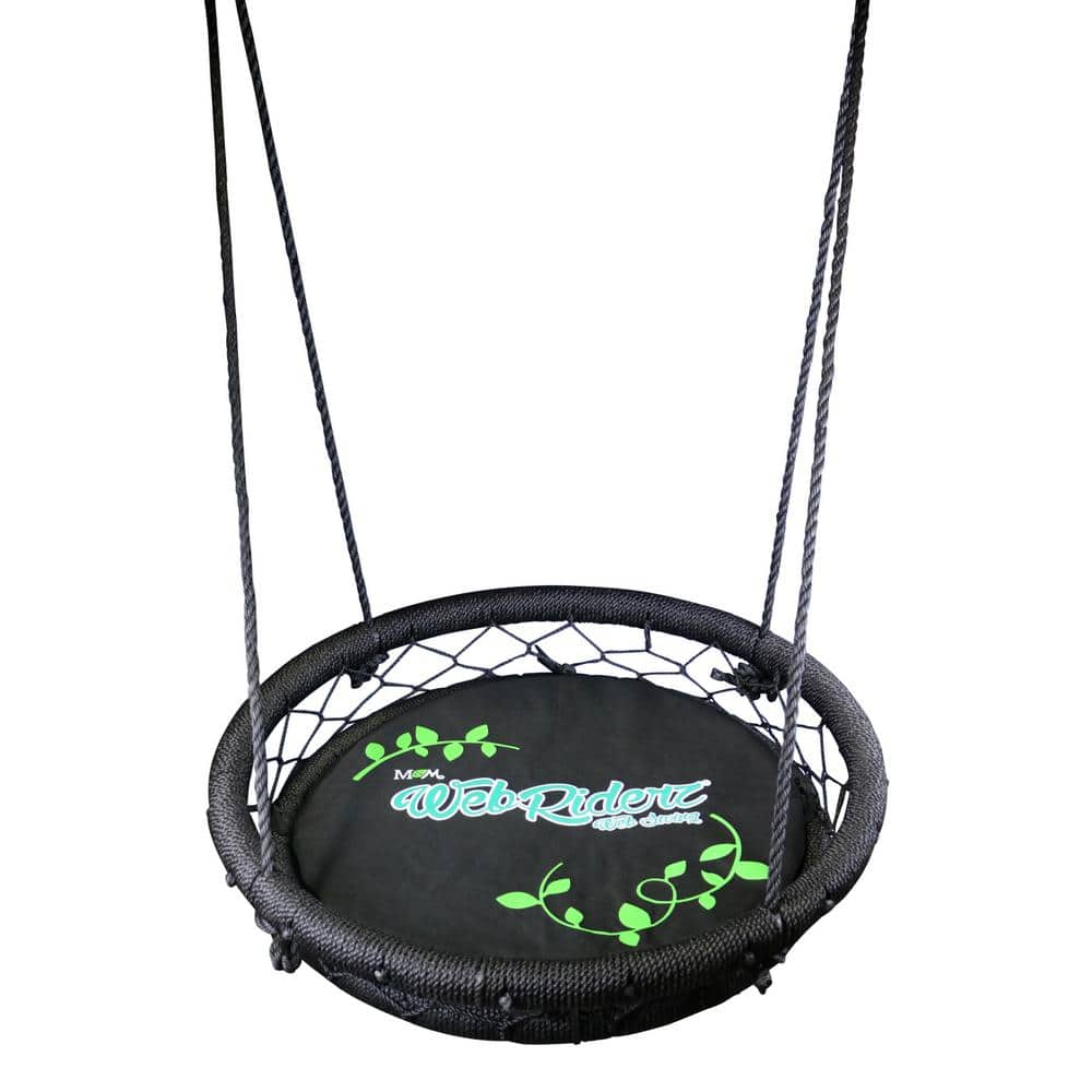 M and M Sales Enterprises Web Riderz Basket Swing MM00170 The