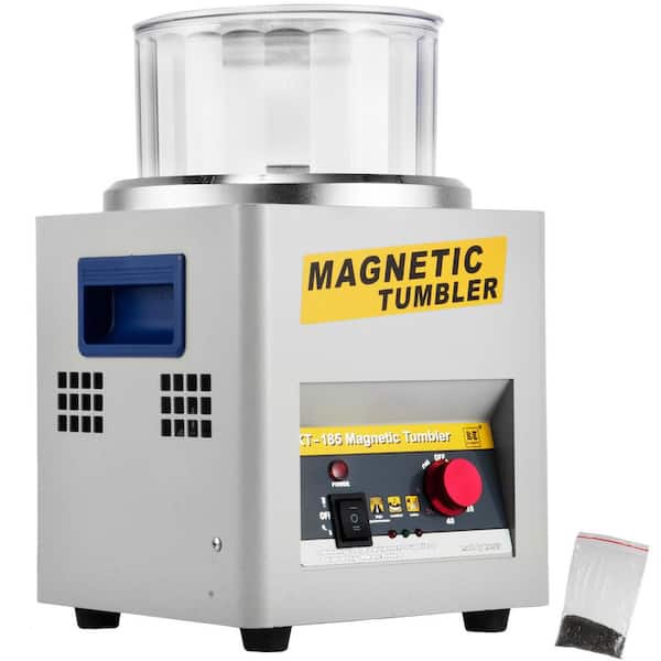 Magnetic Tumbler, 180 mm Jewelry Polisher Tumbler, 2000 RPM KT-185 Jewelry Polisher Finisher with Time for Jewelry