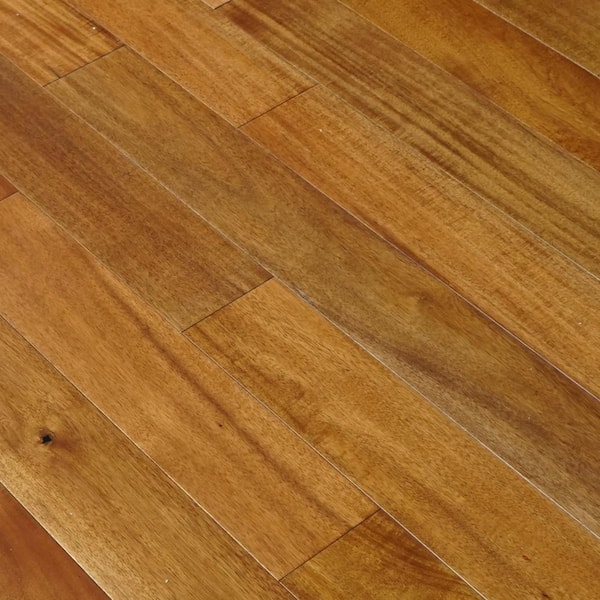 Dekorman Take Home Sample - Toba Acacia 1/2 in. T x 5 in. W Smooth Texture Engineered Hardwood Flooring
