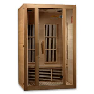 LifeSauna 2-Person Infrared Sauna with 6 Carbon Tech Heaters and Sound System