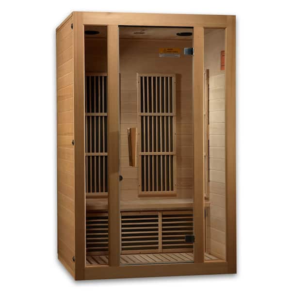 Maxxus LifeSauna 2-Person Infrared Sauna with 6 Carbon Tech Heaters and Sound System