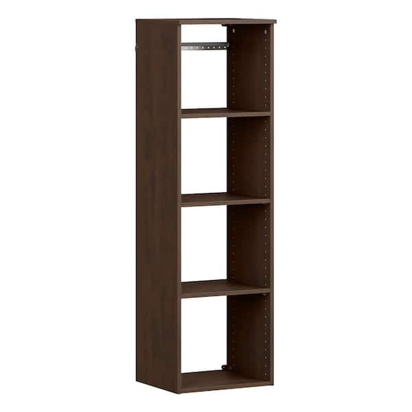 ClosetMaid Style+ 17 in. W Chocolate Hanging Wood Closet Tower