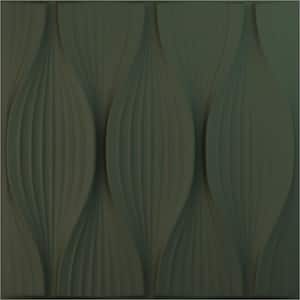 19 5/8 in. x 19 5/8 in. Willow EnduraWall Decorative 3D Wall Panel, Satin Hunt Club Green (12-Pack for 32.04 Sq. Ft.)