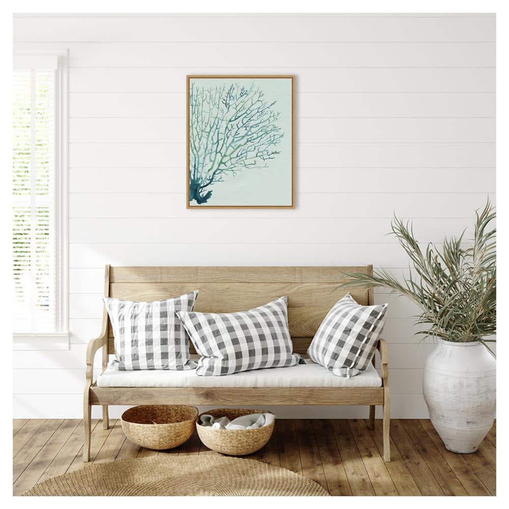 Amanti Art 23"x28" Seaglass Shadow I by Grace Popp Framed Canvas Wall Art Print