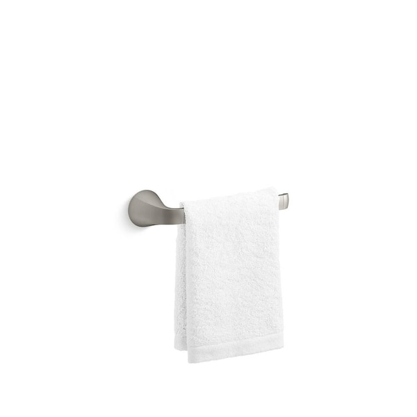 Cursiva Towel Arm in Vibrant Brushed Nickel