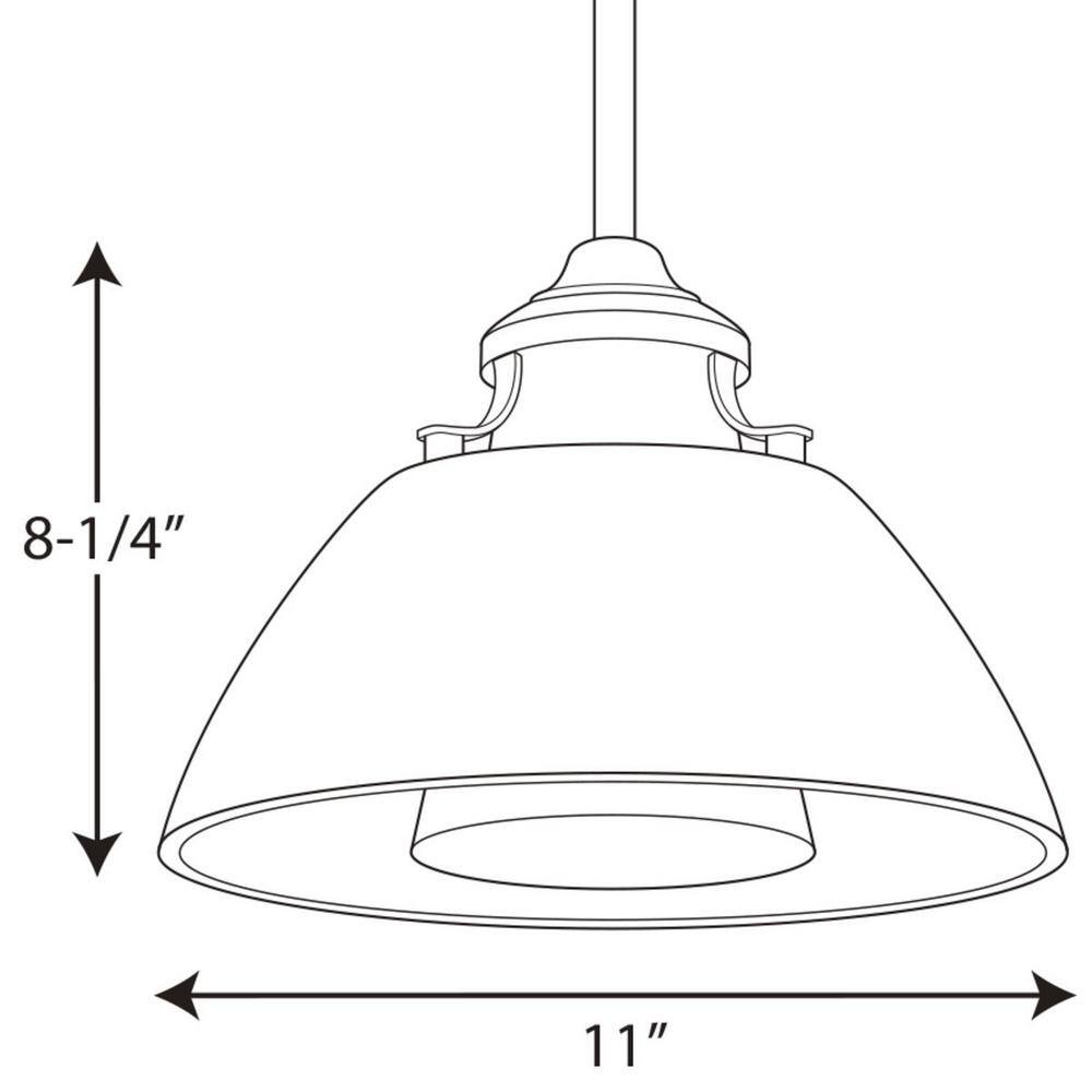 Graphite and White Glass Mini Pendant Light