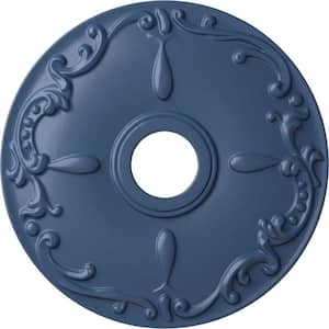 18" x 3-1/2" ID x 1-1/4" Kent Urethane Ceiling Medallion (Fits Canopies upto 5"), Hand-Painted Americana