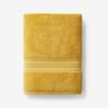 The Company Store Company Cotton Deep Yellow Solid Turkish Cotton Bath Towel  VK37-BATH-DEEP YELLOW - The Home Depot