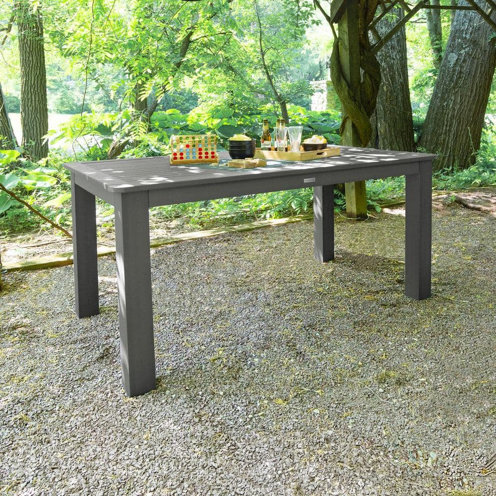 Coastal Teak Rectangular Recycled Plastic Outdoor Balcony Height Dining Table price history on PriceWatchPro