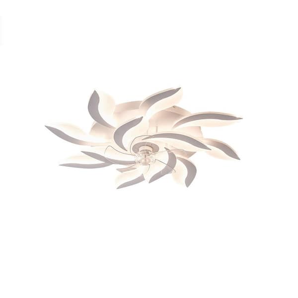 Nivencai 39 in. Indoor White Ceiling Fan with Adjustable White Integrated LED, Remote Included
