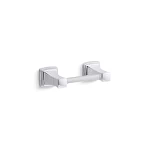 Riff Wall Mounted Pivoting Toilet Paper Holder in Polished Chrome