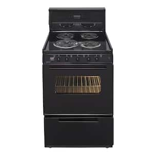 24 in. 2.97 cu. ft. Electric Range in Black