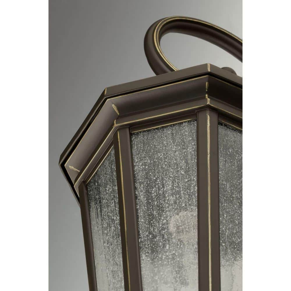 Antique Bronze 17.75" Outdoor Wall Lantern Sconce