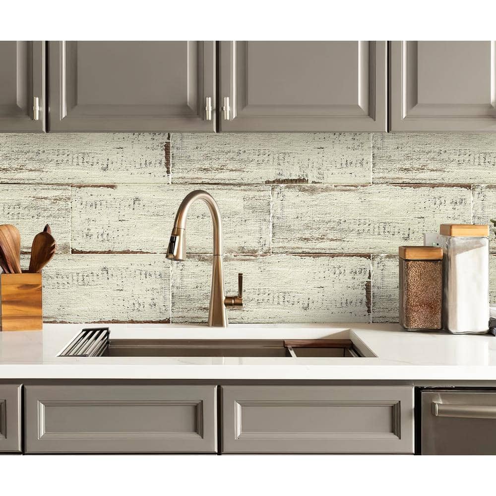 Ivory White Matte Porcelain Wall and Floor Tile 8.2" x 23.6"