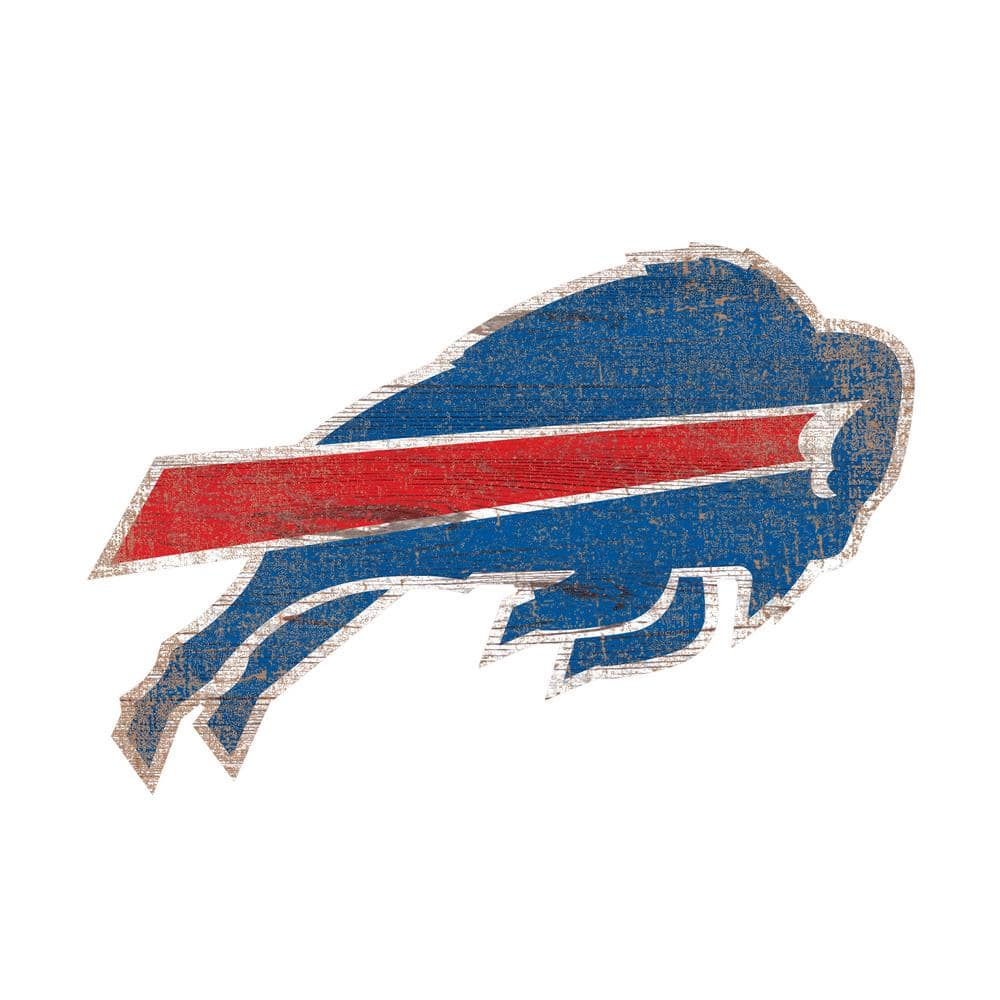 NFL Buffalo Bills Distressed Logo Cutout Sign
