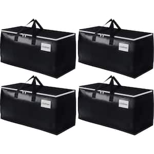 14.2 in. W x 28.7 in. D x 14 in. H Black Outdoor Storage Cabinet for Toys, Clothing, Bedding, Camping (4-Pack)