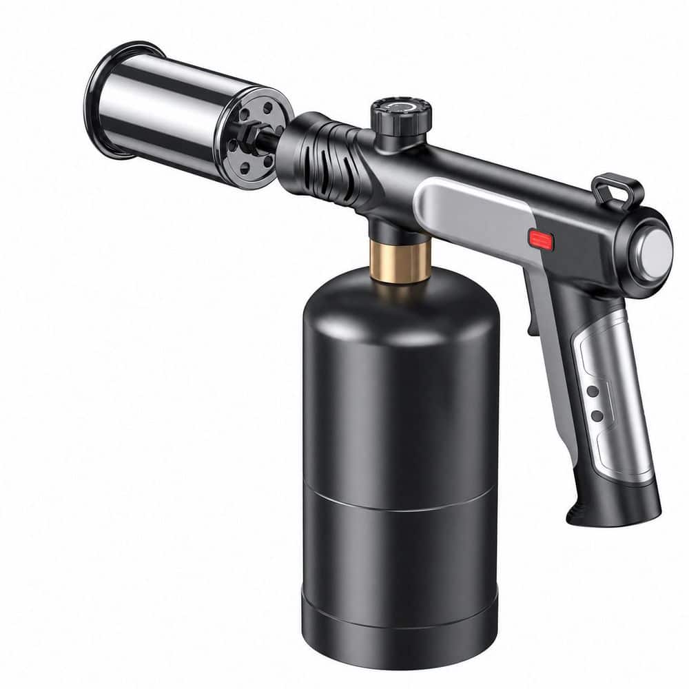 Propane Torch Gun with One-Touch Max Fire, Adjustable Flame, Safety Lock, 30000 Ignition, Searing, Grill, BBQ price history on PriceWatchPro