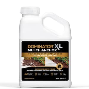 XL Mulch Anchor - Mulch Glue and Pea Gravel Stabilizer for Light Foot Traffic, Ready to Use, Non-Toxic (1 Gal.)