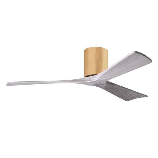 Matthews Fan Company Irene-3H 52 in. 6 Fan Speeds Ceiling Fan in Brown with Remote and Wall Control Included