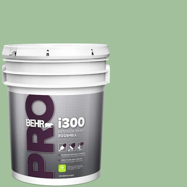 BEHR PRO 5 gal. #BIC-25 Spring Sprig Eggshell Interior Paint