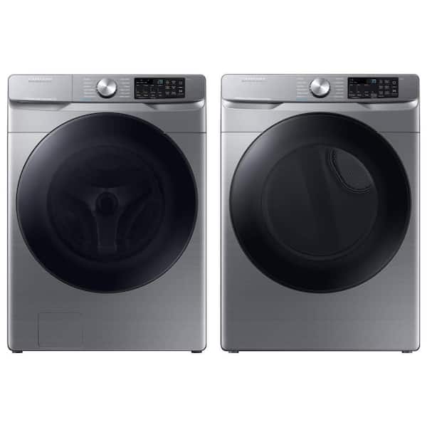 4.5 cu. ft. Smart High-Efficiency Washer and 7.5 cu. ft. Vented Smart Dryer Set in Platinum