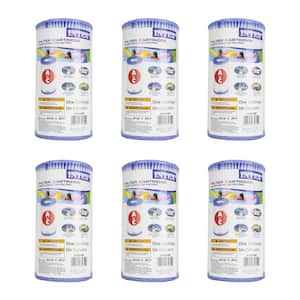 4.25 in. Dia x 8 in. Pool Easy Set Type A Replacement Cartridge Filter Pump (6-Pack)