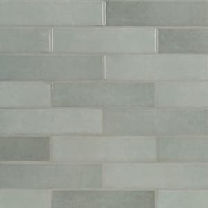 Take Home Sample - Lakeview Jade 3 in. x 12 in. Glossy Ceramic Wall Tile