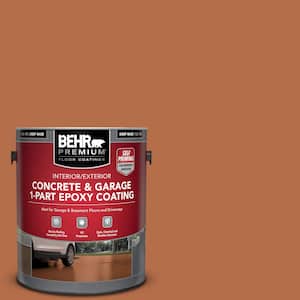 1 gal. #M210-7 Thanksgiving Self-Priming 1-Part Epoxy Satin Interior/Exterior Concrete and Garage Floor Paint