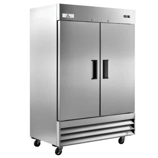 54 in. 48 cu. ft. NSF Auto Defrost Reach In Commercial Freezer in Stainless