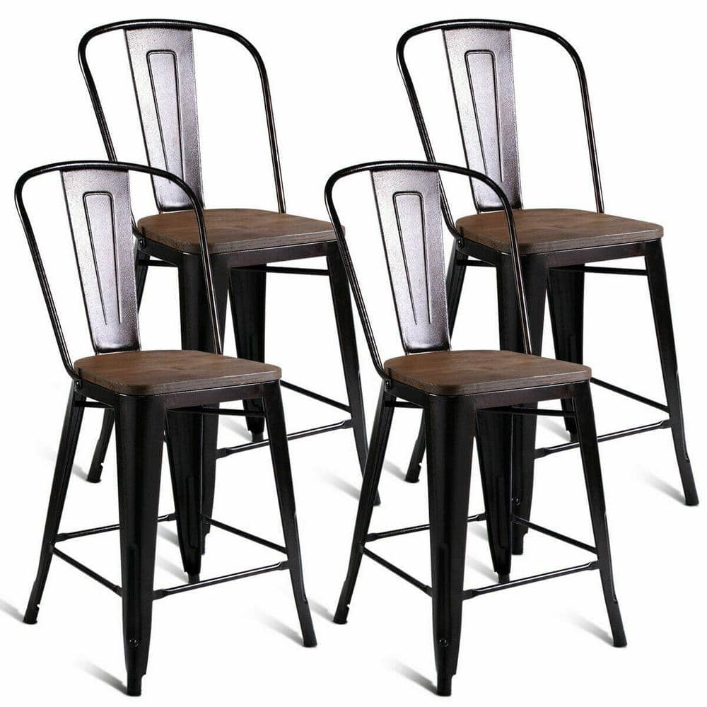 metal chairs counter height