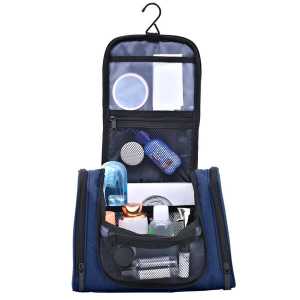 Travelers Club Multi-Pocket Hanging Toiletry Kit with Hook