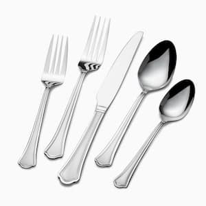 Capri Frost 20 pc Flatware Set, Service for 4, Stainless Steel