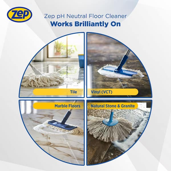 ZEP 1 Gal. Neutral Floor Cleaner ZUNEUT128 - The Home Depot