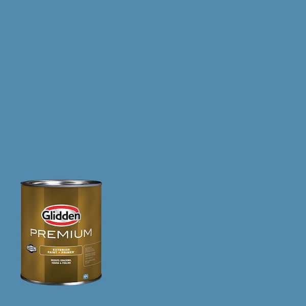 Glidden Premium 1 qt. PPG1158-5 Cosmopolitan Satin Exterior Latex Paint