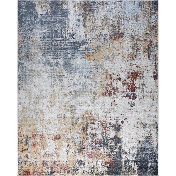 Tayse Rugs Barclay Abstract Cream 8 ft. x 10 ft. Indoor Area Rug