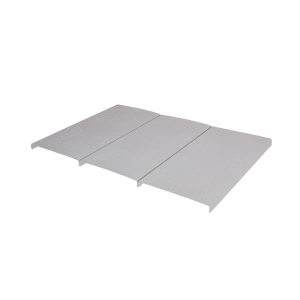 Deck-Top 8 ft. Harbor Grey PVC Decking Board Covers for Composite and Wood Patio Decks (10-Pack)