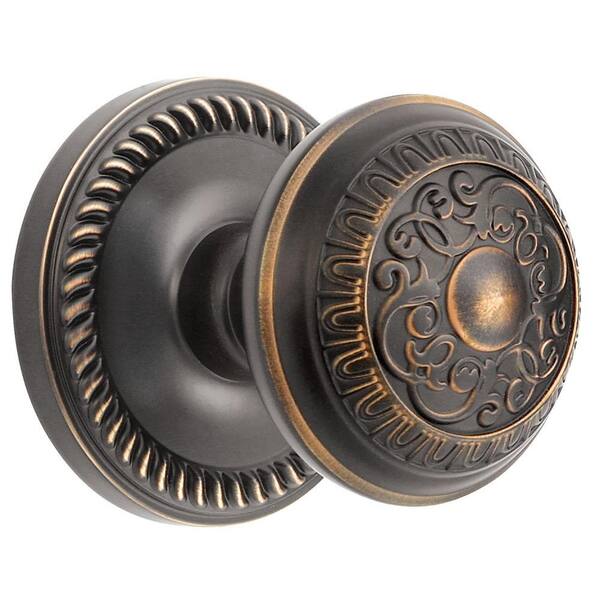 Grandeur Newport Rosette Timeless Bronze with Dummy Windsor Knob