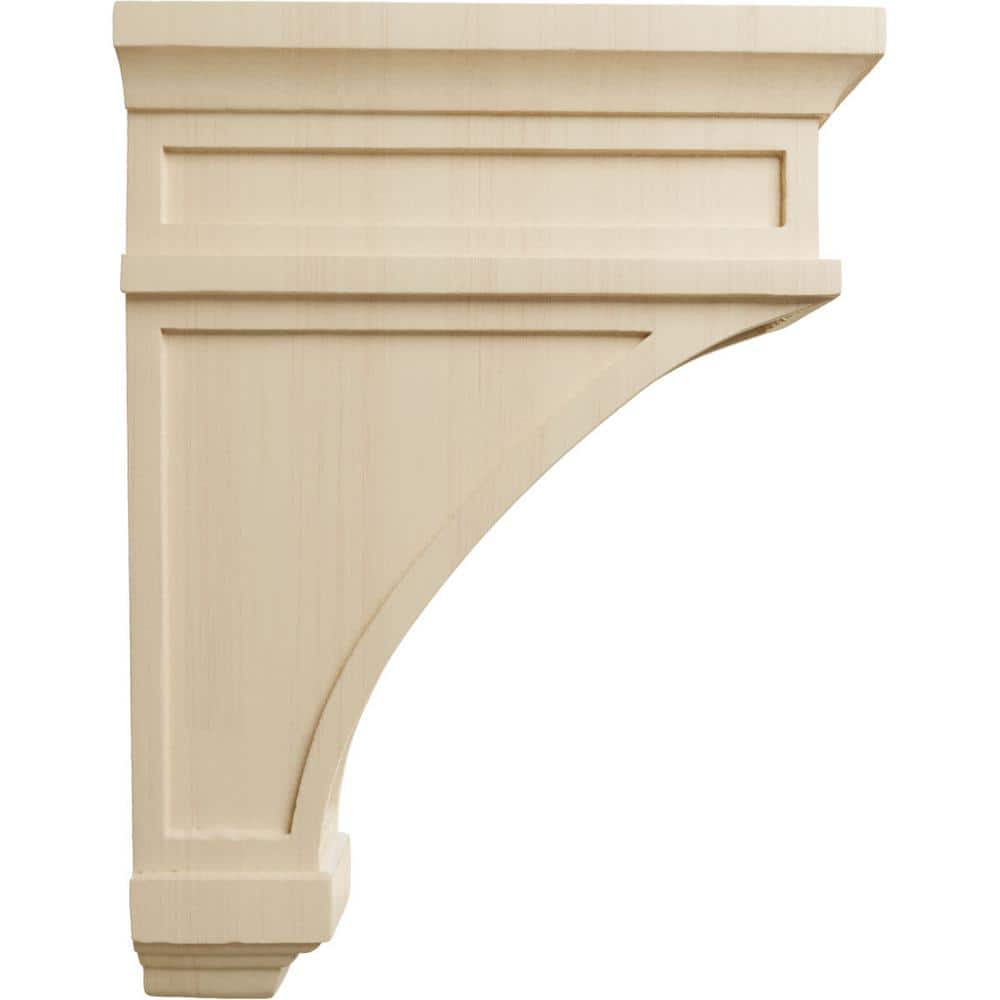 Arlington 13.75" Hand-Carved Rubberwood Corbel