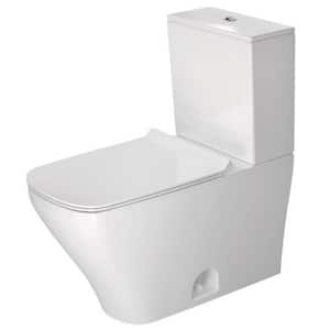 DuraStyle 2-piece 1.28 GPF Single Flush Elongated Toilet in White, Seat Not Included