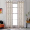 Lyndale Decor Blake 108 in.L x 54 in. W Sheer Polyester Curtain in White  Blake-108-W - The Home Depot