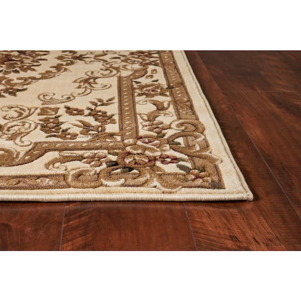 Traditional Morrocan Ivory 2 ft. x 3 ft. Area Rug